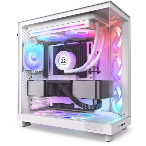 Кулер для корпуса NZXT F280 RGB Core (RF-U28HF-W1) White купити з перевіркою сумісності: огляд, характеристики, ціна у Києві, Львові, Вінниці, Хмельницькому, Івано-Франківську, Україні | інтернет-магазин TELEMART.UA фото