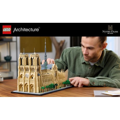 Купить Конструктор LEGO Architecture Нотр-Дам-де-Пари 4383 детали (21061) - цена в Харькове, Киеве, Днепре, Одессе
в интернет-магазине Telemart фото