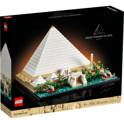 Купить Конструктор LEGO Architecture Пирамида Хеопса 1476 деталей (21058) - цена в Харькове, Киеве, Днепре, Одессе
в интернет-магазине Telemart фото