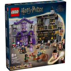 Конструктор LEGO Harry Potter Магазины Оливандера и мантий от Мадам Малкин 744 детали (76439)