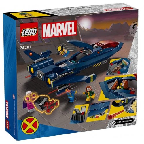 Купить Конструктор LEGO Marvel X-Jet Людей Икс 359 деталей (76281) - цена в Харькове, Киеве, Днепре, Одессе
в интернет-магазине Telemart фото