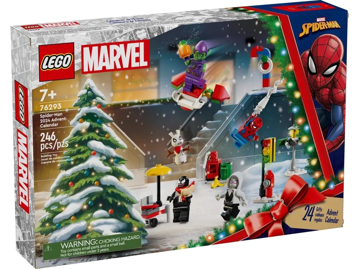 Купить Конструктор LEGO Marvel Адвент календарь на 2024 год Человек ...