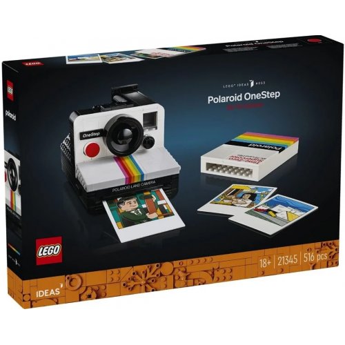 Купить Конструктор LEGO Ideas Фотоаппарат Polaroid OneStep SX-70 516 деталей (21345) - цена в Харькове, Киеве, Днепре, Одессе
в интернет-магазине Telemart фото