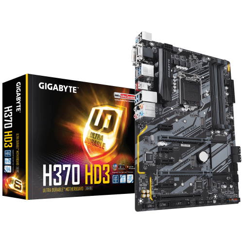 Купить Материнская плата Gigabyte H370 HD3 (s1151-V2, Intel H370) (Восстановлено продавцом, 688227) с проверкой совместимости: обзор, характеристики, цена в Киеве, Днепре, Одессе, Харькове, Украине | интернет-магазин TELEMART.UA фото