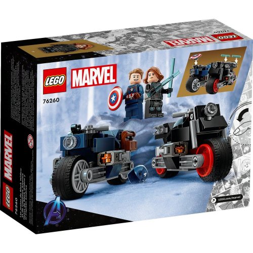 Купить Конструктор LEGO Marvel Мотоциклы Черной Вдовы и Капитана Америка 130 деталей (76260) - цена в Харькове, Киеве, Днепре, Одессе
в интернет-магазине Telemart фото