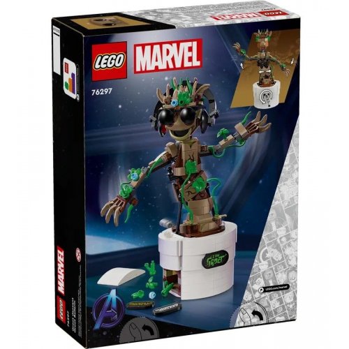 Купить Конструктор LEGO Marvel Танцующий Грут 459 деталей (76297) - цена в Харькове, Киеве, Днепре, Одессе
в интернет-магазине Telemart фото