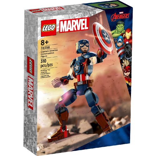 Купить Конструктор LEGO Marvel Фигурка Капитана Америка для сборки 310 деталей (76258) - цена в Харькове, Киеве, Днепре, Одессе
в интернет-магазине Telemart фото