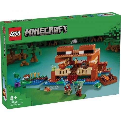 Купить Конструктор LEGO Minecraft Дом в форме лягушки 400 деталей (21256) - цена в Харькове, Киеве, Днепре, Одессе
в интернет-магазине Telemart фото