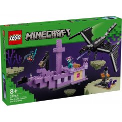 Конструктор LEGO Minecraft Дракон Энда и Корабль Края 657 деталей (21264)