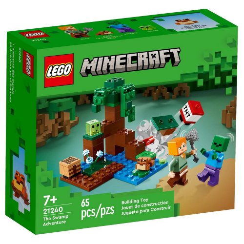 Купить Конструктор LEGO Minecraft Приключения на болоте 65 деталей (21240) - цена в Харькове, Киеве, Днепре, Одессе
в интернет-магазине Telemart фото