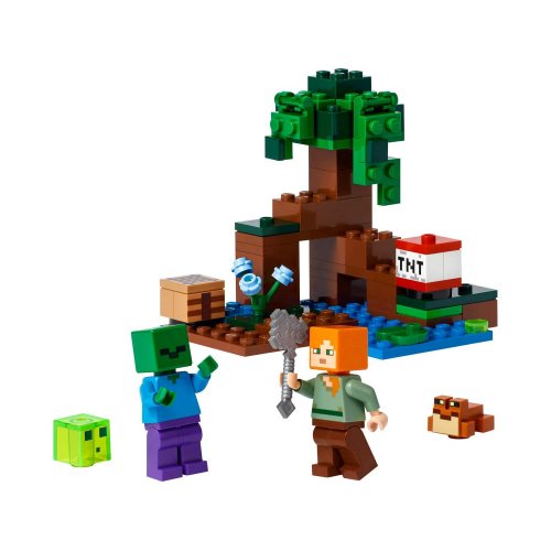 Купить Конструктор LEGO Minecraft Приключения на болоте 65 деталей (21240) - цена в Харькове, Киеве, Днепре, Одессе
в интернет-магазине Telemart фото