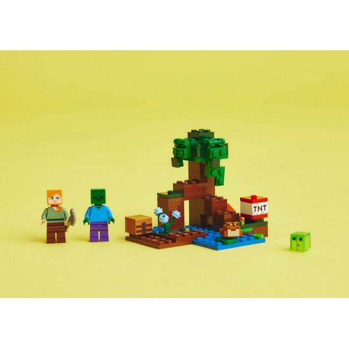 Купить Конструктор LEGO Minecraft Приключения на болоте 65 деталей (21240) - цена в Харькове, Киеве, Днепре, Одессе
в интернет-магазине Telemart фото