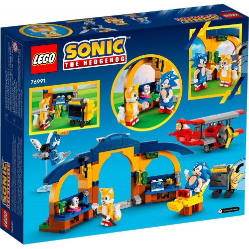 Купить Конструктор LEGO Sonic the Hedgehog Мастерская Тейлз и самолет Торнадо 376 деталей (76991) - цена в Харькове, Киеве, Днепре, Одессе
в интернет-магазине Telemart фото