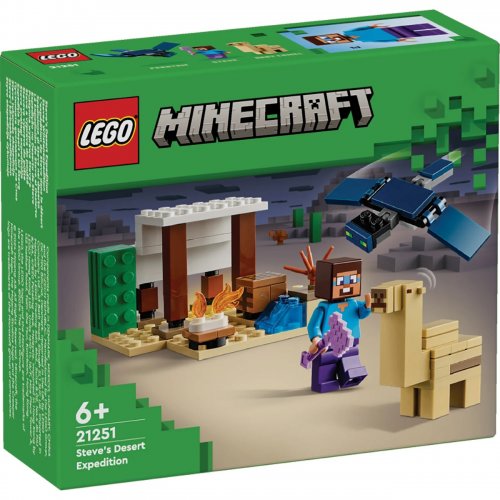 Купить Конструктор LEGO Minecraft Экспедиция Стива в пустыню 75 деталей (21251) - цена в Харькове, Киеве, Днепре, Одессе
в интернет-магазине Telemart фото