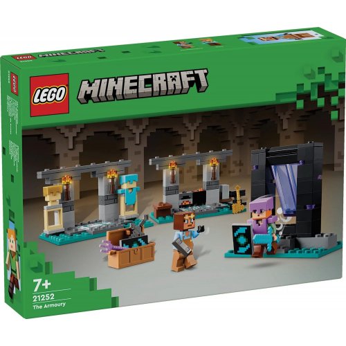 Купить Конструктор LEGO Minecraft Оружейная мастерская 203 детали (21252) - цена в Харькове, Киеве, Днепре, Одессе
в интернет-магазине Telemart фото