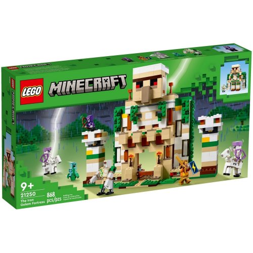 Купить Конструктор LEGO Minecraft Крепость "Железный голем" 868 деталей (21250) - цена в Харькове, Киеве, Днепре, Одессе
в интернет-магазине Telemart фото