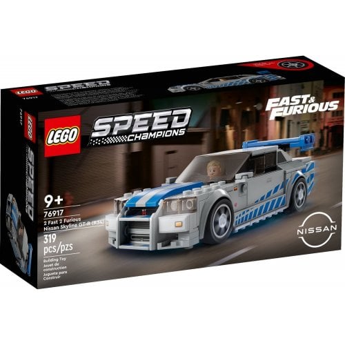 

LEGO Speed Champions «Двойной форсаж» Nissan Skyline GT-R (R34) 319 деталей (76917)