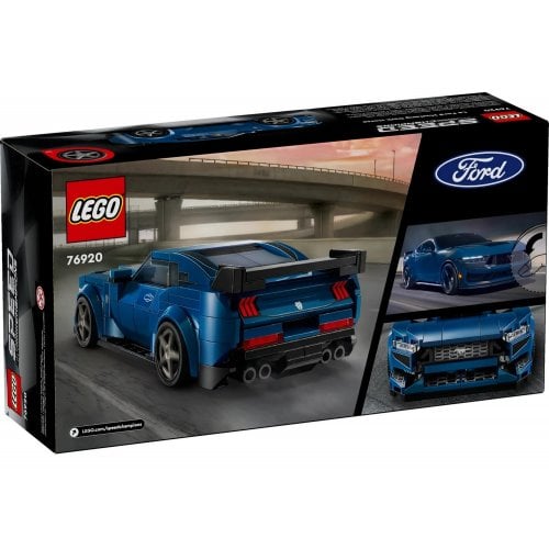 Купить Конструктор LEGO Speed Champions Спортивный автомобиль Ford Mustang Dark Horse 344 детали (76920) - цена в Харькове, Киеве, Днепре, Одессе
в интернет-магазине Telemart фото