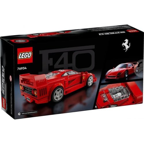 Купить Конструктор LEGO Speed Champions Суперкар Ferrari F40 318 деталей (76934) - цена в Харькове, Киеве, Днепре, Одессе
в интернет-магазине Telemart фото