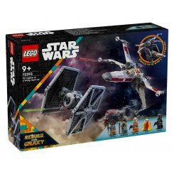 Конструктор LEGO Star Wars Збірний пакет «Винищувач TIE і Корабель X-wing» 1063 деталі (75393)