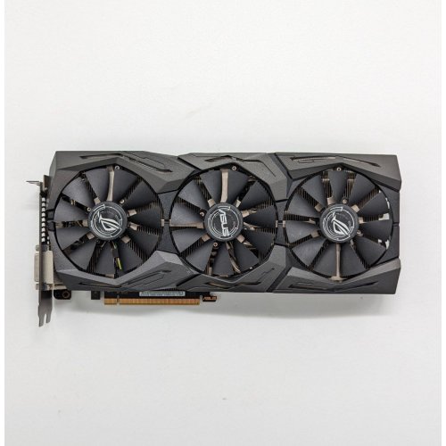 Купить Видеокарта Asus ROG GeForce GTX 1070 STRIX OC 8192MB (STRIX-GTX1070-O8G-GAMING) (Восстановлено продавцом, 688347) с проверкой совместимости: обзор, характеристики, цена в Киеве, Днепре, Одессе, Харькове, Украине | интернет-магазин TELEMART.UA фото