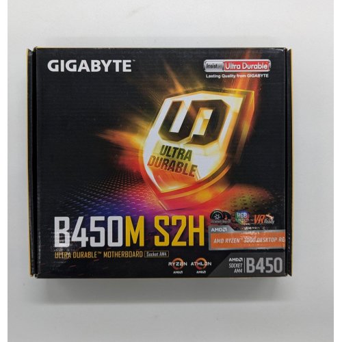 Купить Материнская плата Gigabyte B450M S2H (sAM4, AMD B450) (Восстановлено продавцом, 688369) с проверкой совместимости: обзор, характеристики, цена в Киеве, Днепре, Одессе, Харькове, Украине | интернет-магазин TELEMART.UA фото