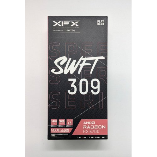 Відеокарта XFX Radeon RX 6700 Speedster SWFT 309 10240MB (RX-67XLKWFDV) (Відновлено продавцем, 688477) купити з перевіркою сумісності: огляд, характеристики, ціна у Києві, Львові, Вінниці, Хмельницькому, Івано-Франківську, Україні | інтернет-магазин TELEMART.UA фото