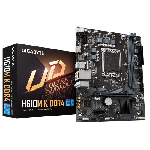 Купить Материнская плата Gigabyte H610M K DDR4 (s1700, Intel H610) (Восстановлено продавцом, 688835) с проверкой совместимости: обзор, характеристики, цена в Киеве, Днепре, Одессе, Харькове, Украине | интернет-магазин TELEMART.UA фото