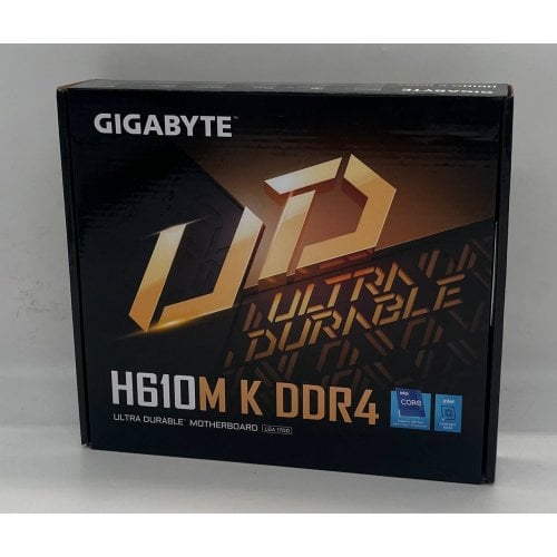 Материнська плата Gigabyte H610M K DDR4 (s1700, Intel H610) (Відновлено продавцем, 688835) купити з перевіркою сумісності: огляд, характеристики, ціна у Києві, Львові, Вінниці, Хмельницькому, Івано-Франківську, Україні | інтернет-магазин TELEMART.UA фото