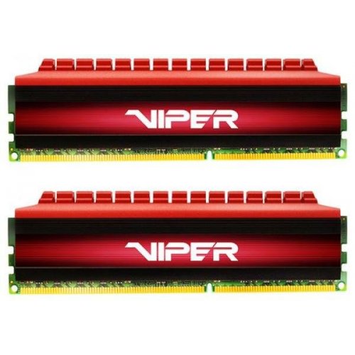 Photo RAM Patriot DDR4 8GB (2x4GB) 3000Mhz Viper 4 Series Red (PV48G300C6K)