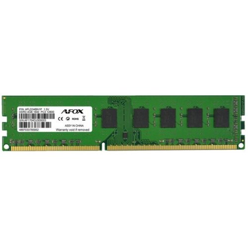 

AFOX DDR3 4GB 1600Mhz (AFLD34BN1P)