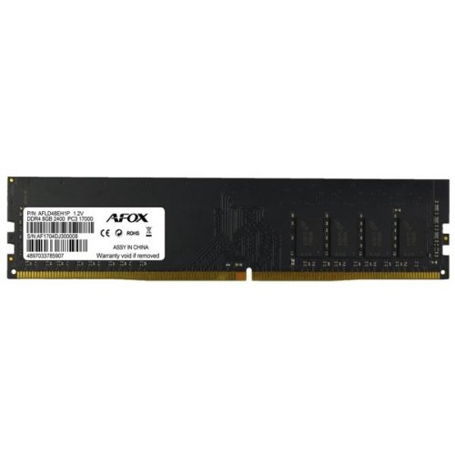 

AFOX DDR4 8GB 2400Mhz (AFLD48EH1P)