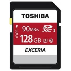 Карта пам'яті Toshiba SDXC Excerial 128GB Class 10 UHS-I (THN-N302R1280E4)