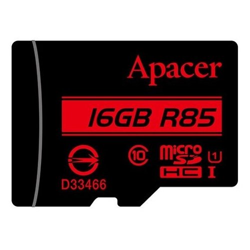 Купить Карта памяти Apacer microSDHC 16GB UHS-I R85MB/s Class 10 (с адаптером) (AP16GMCSH10U5-R) - цена в Харькове, Киеве, Днепре, Одессе
в интернет-магазине Telemart фото