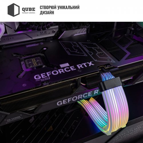 Купить Кабель питания для видеокарты QUBE 12 + 4pin to 2 x 8pin VGA RGB (12+4PINVGARGBBL) Black - цена в Харькове, Киеве, Днепре, Одессе
в интернет-магазине Telemart фото