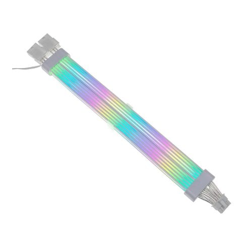 Купить Кастомный кабель питания QUBE 12 + 4pin to 2 x 8pin VGA RGB (12+4PINVGARGBW) White - цена в Харькове, Киеве, Днепре, Одессе
в интернет-магазине Telemart фото