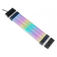 Кабель питания для материнской платы QUBE 24P Female to Male RGB (24PINMBFMRGBBL) Black