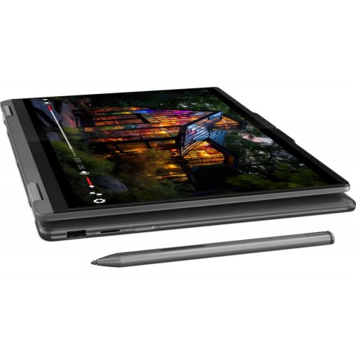 Купити Ноутбук Lenovo Yoga 7 2-in-1 14IML9 (83DJ00CJRA) Storm Grey - ціна в Києві, Львові, Вінниці, Хмельницькому, Франківську, Україні | інтернет-магазин TELEMART.UA фото