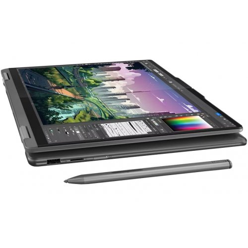 Купити Ноутбук Lenovo Yoga 7 2-in-1 14AHP9 (83DK002ARA) Storm Grey - ціна в Києві, Львові, Вінниці, Хмельницькому, Франківську, Україні | інтернет-магазин TELEMART.UA фото