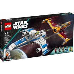 Конструктор LEGO Star Wars Винищувач Нової Республіки «E-Wing» проти Зоряного винищувача Шин Хаті 1056 деталей (75364)