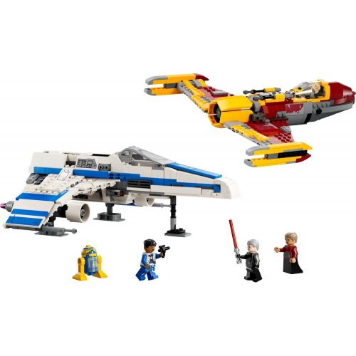 Купити Конструктор LEGO Star Wars Винищувач Нової Республіки «E-Wing» проти Зоряного винищувача Шин Хаті 1056 деталей (75364) - ціна в Києві, Львові, Вінниці, Хмельницькому, Франківську, Україні | інтернет-магазин TELEMART.UA фото