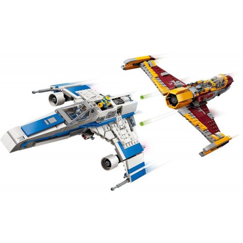 Купити Конструктор LEGO Star Wars Винищувач Нової Республіки «E-Wing» проти Зоряного винищувача Шин Хаті 1056 деталей (75364) - ціна в Києві, Львові, Вінниці, Хмельницькому, Франківську, Україні | інтернет-магазин TELEMART.UA фото