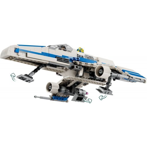 Купити Конструктор LEGO Star Wars Винищувач Нової Республіки «E-Wing» проти Зоряного винищувача Шин Хаті 1056 деталей (75364) - ціна в Києві, Львові, Вінниці, Хмельницькому, Франківську, Україні | інтернет-магазин TELEMART.UA фото