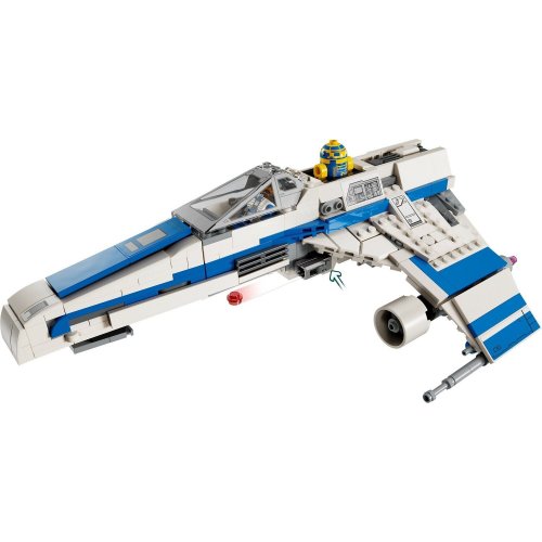 Купити Конструктор LEGO Star Wars Винищувач Нової Республіки «E-Wing» проти Зоряного винищувача Шин Хаті 1056 деталей (75364) - ціна в Києві, Львові, Вінниці, Хмельницькому, Франківську, Україні | інтернет-магазин TELEMART.UA фото