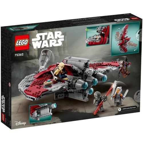 Купити Конструктор LEGO Star Wars Шатл джедаїв T-6 Асоки Тано 599 деталей (75362) - ціна в Києві, Львові, Вінниці, Хмельницькому, Франківську, Україні | інтернет-магазин TELEMART.UA фото