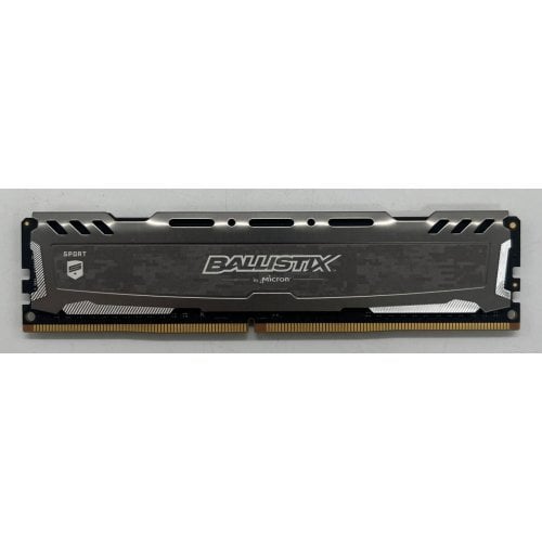 Купить Озу Crucial DDR4 8GB 3000Mhz Ballistix Sport LT Gray (BLS8G4D30AESBK) (Восстановлено продавцом, 689341) с проверкой совместимости: обзор, характеристики, цена в Киеве, Днепре, Одессе, Харькове, Украине | интернет-магазин TELEMART.UA фото