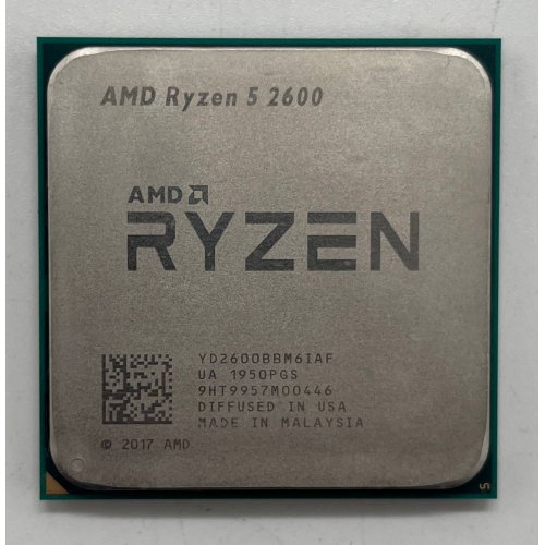 Купить Процессор AMD Ryzen 5 2600 3.4(3.9)GHz 16MB sAM4 Tray (YD2600BBM6IAF) (Восстановлено продавцом, 689356) с проверкой совместимости: обзор, характеристики, цена в Киеве, Днепре, Одессе, Харькове, Украине | интернет-магазин TELEMART.UA фото