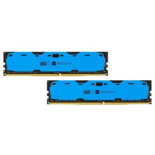 Фото ОЗП GoodRAM DDR4 16GB (2x8GB) 2400Mhz IRDM Blue (IR-B2400D464L15S/16GDC)