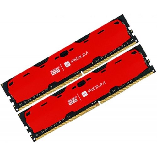 Photo RAM GoodRAM DDR4 16GB (2x8GB) 2400Mhz IRDM Red (IR-R2400D464L15S/16GDC)