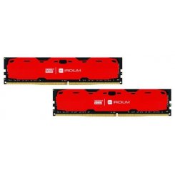 Фото GoodRAM DDR4 8GB (2x4GB) 2400Mhz IRDM Red (IR-R2400D464L15S/8GDC)